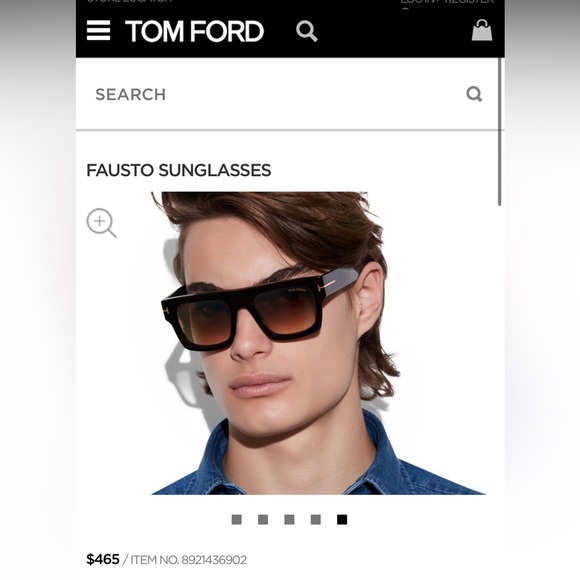 TOM FORD sunglasses - Fausto style - Dark Havana color - Picture 2 of 16